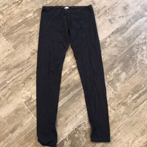 Splendid size medium black cotton leggings